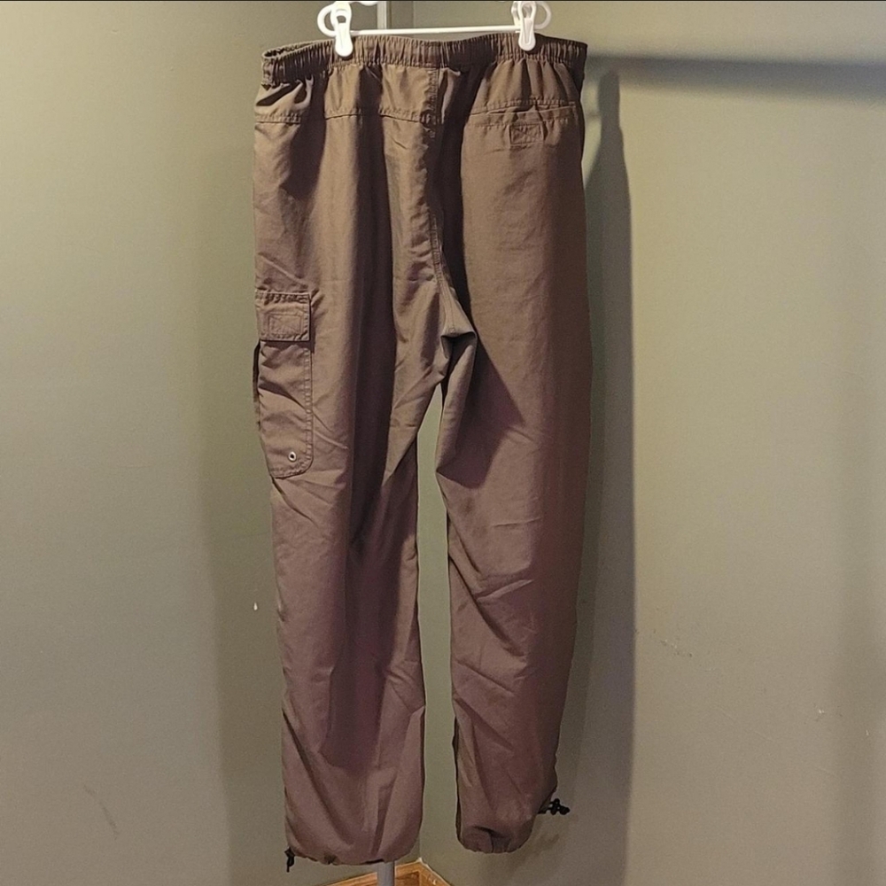 Vintage Utility Men's Cargo Jogger Pants, Size L, Khaki Brown - Picture 2 of 3